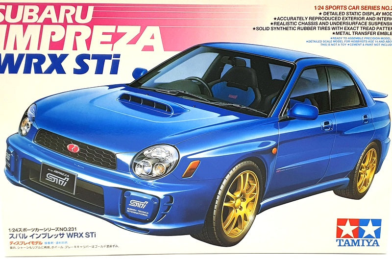 Tamiya 1/24 Subaru Impreza WRC '99 - Detailliertes Modell des Rallye-Weltmeisters Tamiya 1/24 Subaru Impreza WRC '99 - Detailliertes Modell des Rallye-Weltmeisters