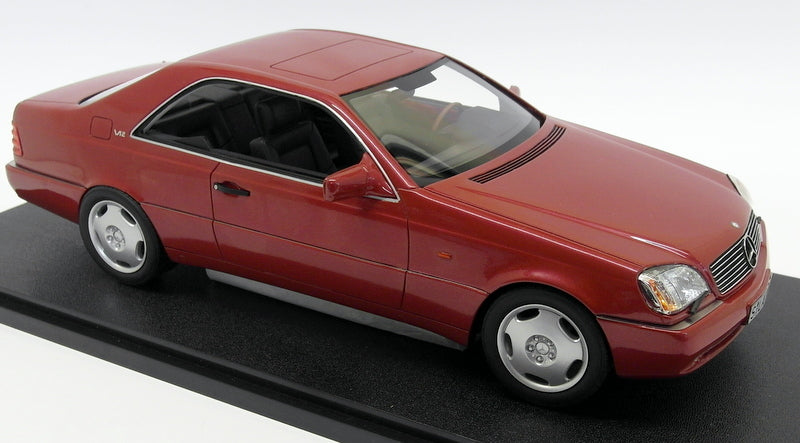 Cult 1/18 Scale Resin - CML 079-3 Mercedes Benz 600 SEC C140 1992 Red