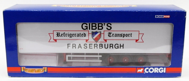 Corgi 1/50 Scale Diecast CC19902 - Fridge Trailer - Gibbs Of Fraserbourgh