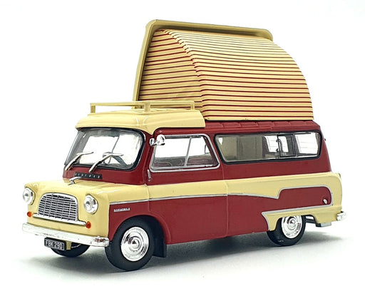 Hachette 1/43 Scale CX10M802 - Bedford CA Dormobile Camper Van - Cream/Deep Red