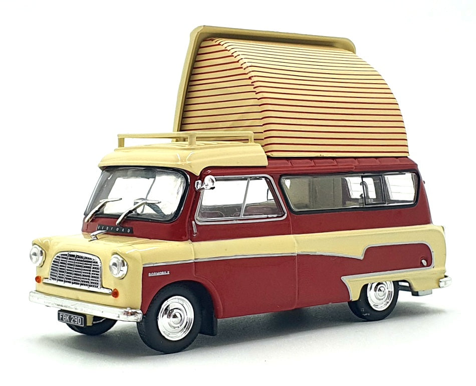 Hachette 1/43 Scale CX10M802 - Bedford CA Dormobile Camper Van - Cream/Deep Red