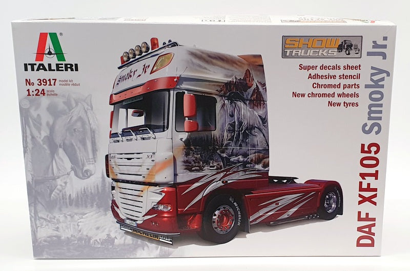 Italeri 1/24 Scale Model Truck Kit 3917 - DAF XF105 Smoky Jnr