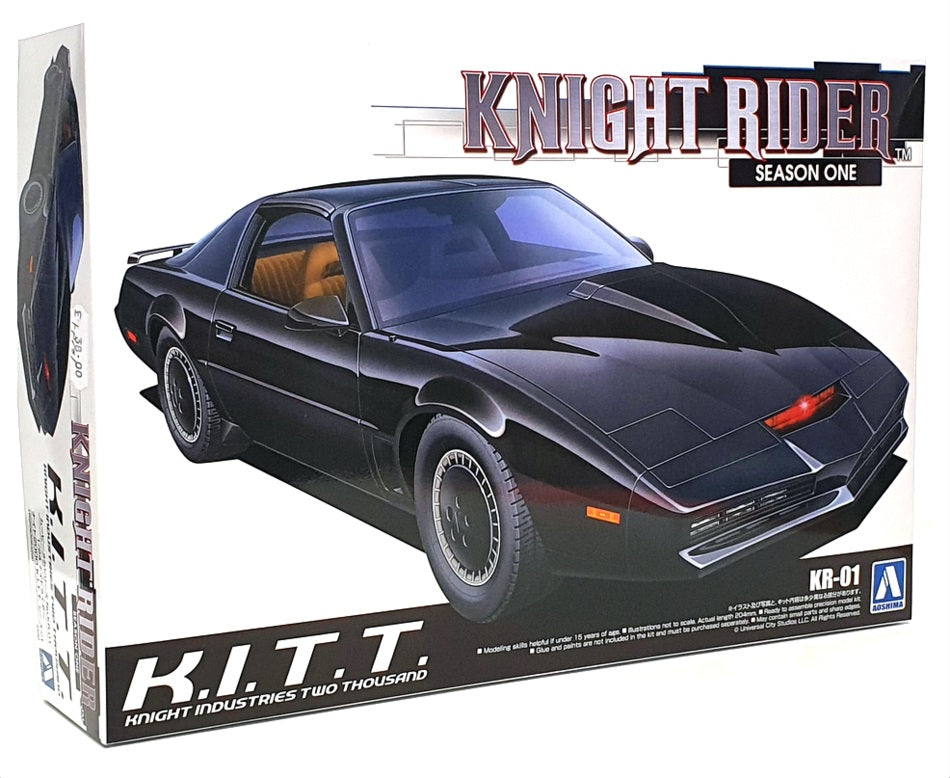 Aoshima 1/24 Scale Unbuilt Kit 063200 - Knight Rider K.I.T.T. Season 1