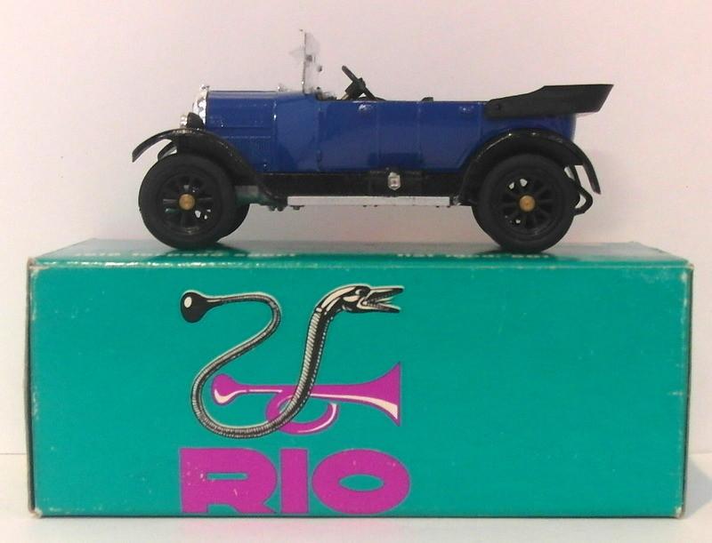 Rio Models 1/43 Scale RIO3 - 1918 Fiat Torpedo Sport - Blue