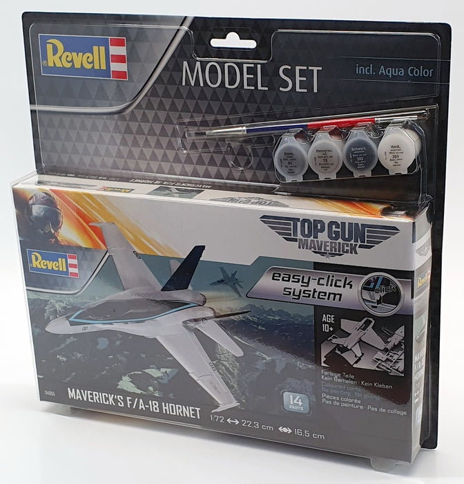 Revell 1/72 Scale Set 04965 - Maverick,s F/A-18E Hornet - Top Gun