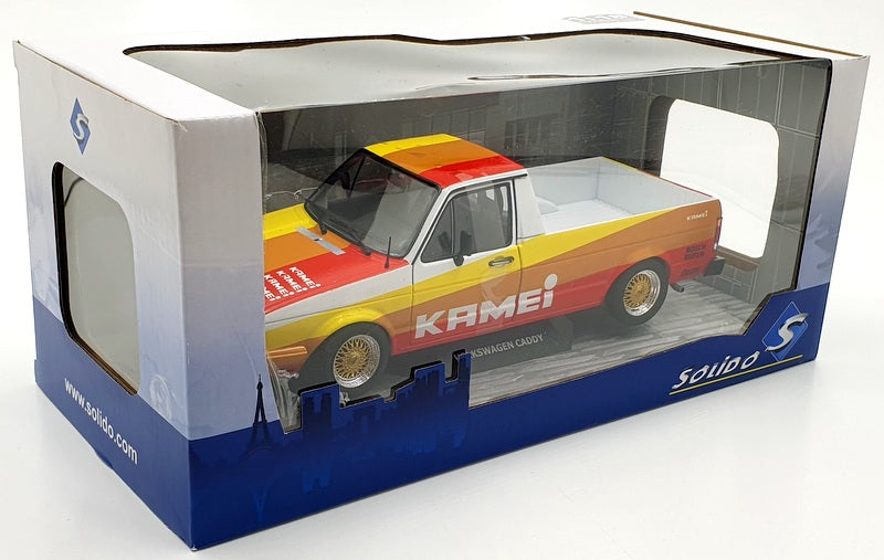 Solido 1/18 Scale Diecast S1803506 - VW Caddy MK1 Kamei Tribute 1982