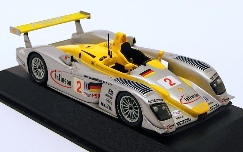 Minichamps 1/43 Scale Model Car JK20118F - Infineon Audi R8 #2 Sebring 2002