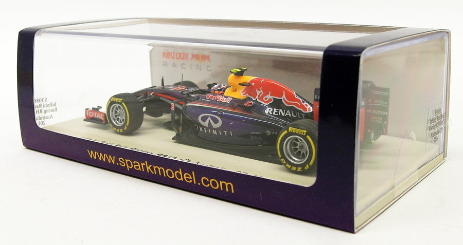 Spark 1/43 Scale S3086 - F1 Infiniti Red Bull Racing RB10 #3 Australian GP 2014
