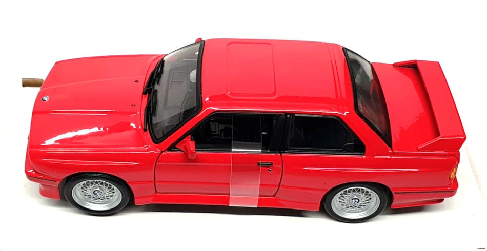 Burago 1/24 Scale Diecast 18-21100 - 1988 BMW 3 Series M3 - Red