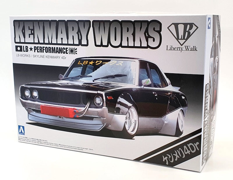 Aoshima 1/24 Scale Model Kit 8263000 - Nissan Skyline Kenmary LB Works