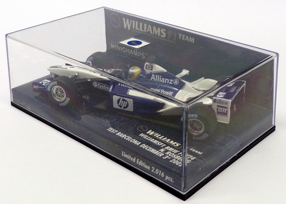 Minichamps 1/43 Scale 400 020099 - F1 Williams BMW FW24 - N.Rosberg