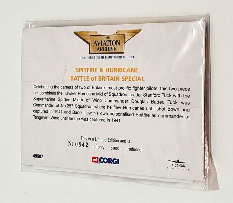 Corgi 1/144 Scale Aircraft 49507 - Spitfire & Hurricane Set - Battle Of Britain
