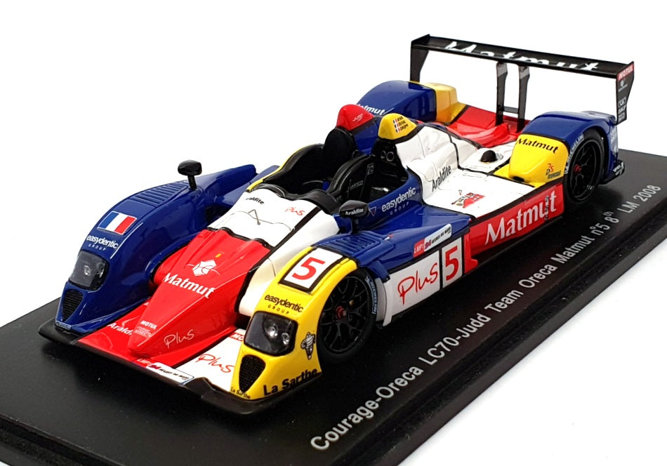 Spark 1/43 Scale S1426 Courage Oreca LC70-Judd Team Matmut #5 8th Le Mans 2008