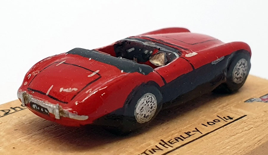 Roadace Replicas 1/100 Scale RA1 - 1955 Austin Healey 100/4 - Red/Black