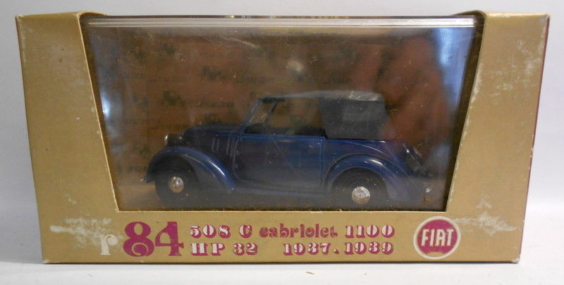 Brumm 1/43 Scale Metal Model - R84 508 C CABRIOLET 1100 HP32 1937.1939