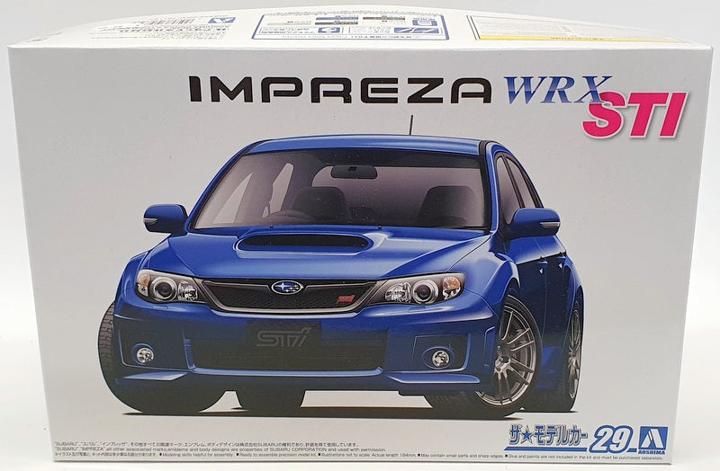 Aoshima 1/24 Scale Model Car Kit 58343 - Subaru Impreza WRX STI