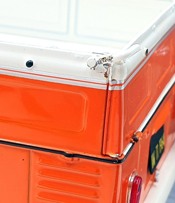 Solido 1/18 Scale S1806701 Volkswagen VW T1 Pick Up 1950 - Orange/White