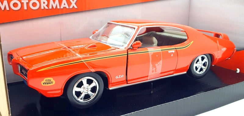 MotorMax 1/24 Scale Metal Model 73242 - 1969 Pontiac GTO Judge - Orange