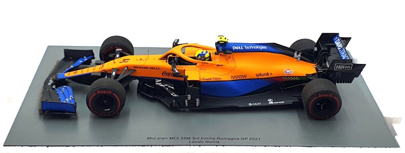 Spark 1/18 Scale 18S585 - Mclaren MCL35M #4 E.Romagna GP 2021 L.Norris