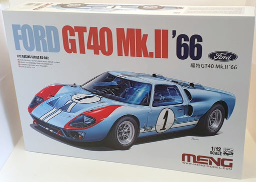 Menga Models 1/12 Scale Model Car Kit 6B00D - Ford GT40 Mk.II '66