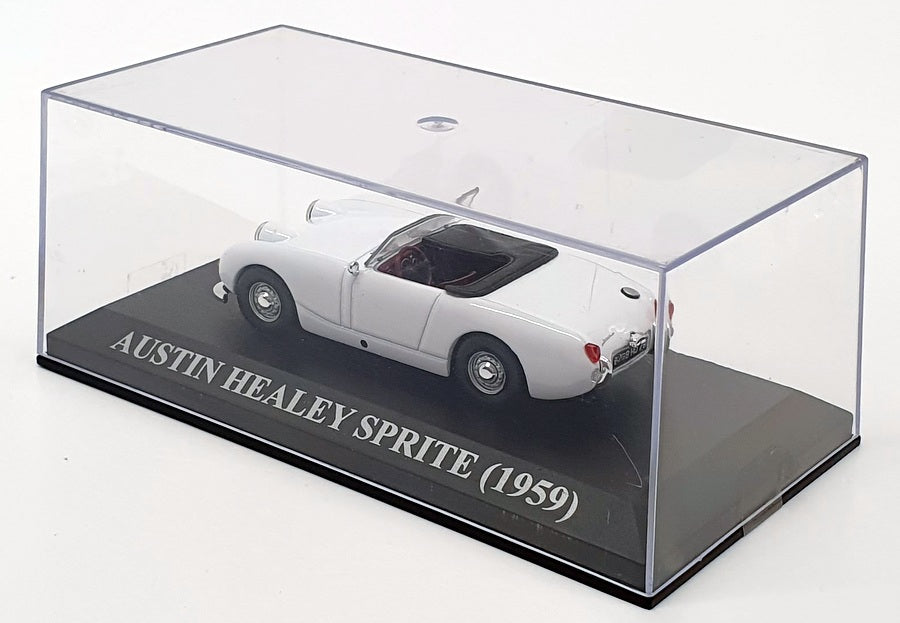 Altaya 1/43 Scale Model Car AL8920P - 1959 Austin Healey Sprite - White
