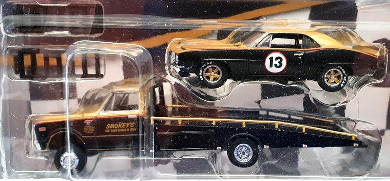 ACME 1/64 Scale 51164 - 1967 Chevrolet C30 Truck With 1967 Smokey Trans Am Camro