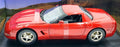Hot Wheels 1/18 Scale Diecast 25618 - Chevrolet Corvette C5 - Met Red