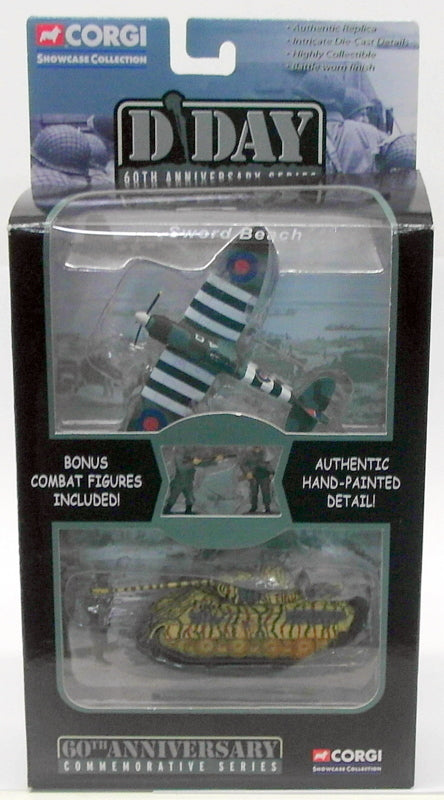 Corgi Diecast CSCW21002 - D-Day 60th Anniversary - Tank & Aeroplane Sword Beach