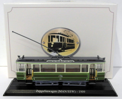 Atlas 1/87 scale Diecast Tram 7519018 - Zeppelinwagen (MAN/SSW) - 1909