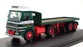Oxford Diecast 1/76 Scale 76LV003 - ERF LV Flatbed Trailer Stobart - Green