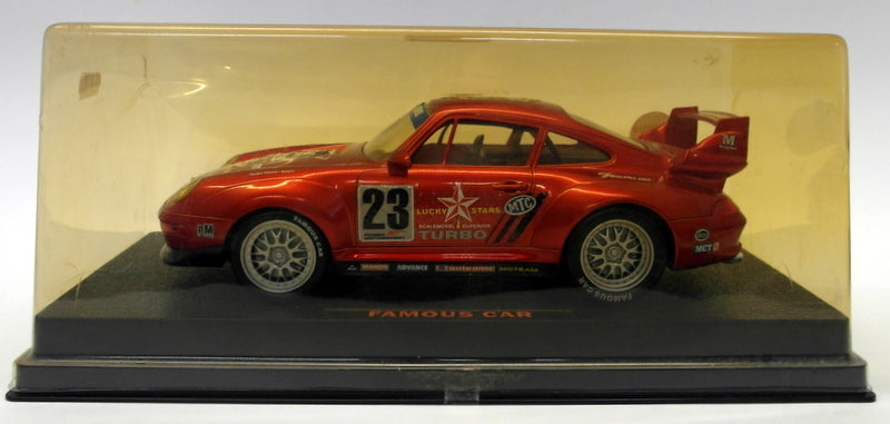 MCT 1/18 Scale Plastic - MCT01 Porsche 911 GT2 #23 Red Race Car