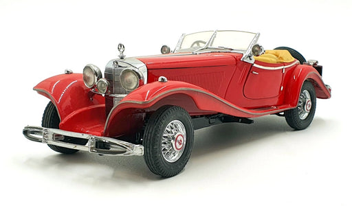 Franklin Mint 1/24 Scale 29122E - 1935 Mercedes Benz 500K Special R/ster - Red