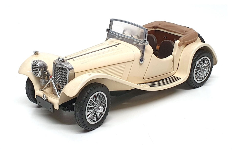 Franklin Mint 1/24 Scale 13922K - 1938 Jaguar SS-100 - Cream