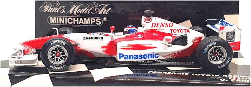 MINICHAMPS F1 1/43 Scale - 400 040087 PANASONIC TOYOTA RACING SHOWCAR O. PANIS MINICHAMPS F1 1/43 Scale - 400 040087 PANASONIC TOYOTA RACING SHOWCAR O. PANIS