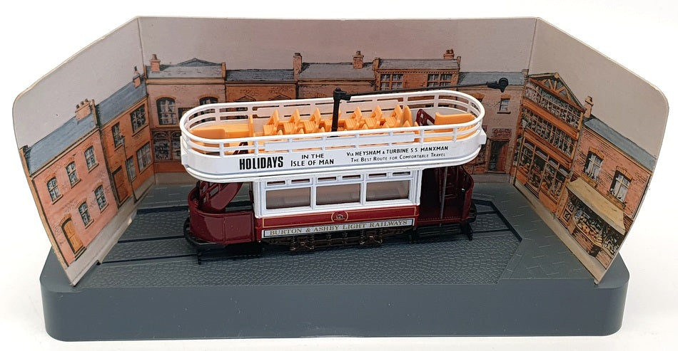 Corgi 1/72 Scale Diecast D991/5 - Tramcar Burton & Ashby - Maroon/White