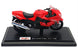 Maisto 1/18 Scale Motorbike 06187 - Kawasaki Ninja ZX - 14R - Red
