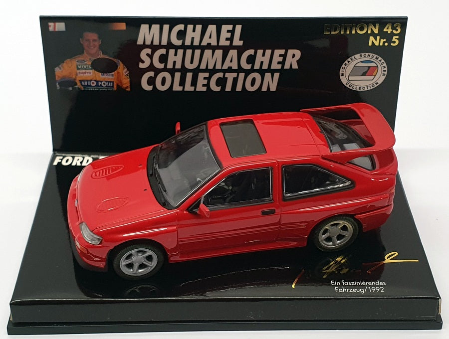 Minichamps 1/43 Scale MSC 430005 - Ford Escort Cosworth Red - Schumacher