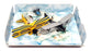 Lledo PA1002 - Barnstorming Duo Stearman/Tiger Moth & Wing Walkers Yellow Silver