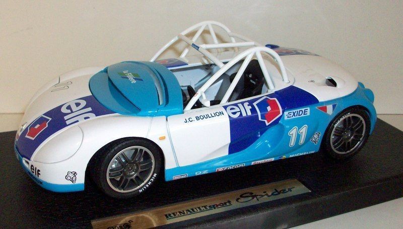 Anson 1/18 Scale - 30351 Renault Sport Spider - J C Boullion Elf