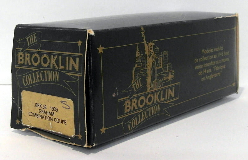 Brooklin Models 1/43 Scale BRK38 002A - 1939 Graham Combination Met Silver Grey