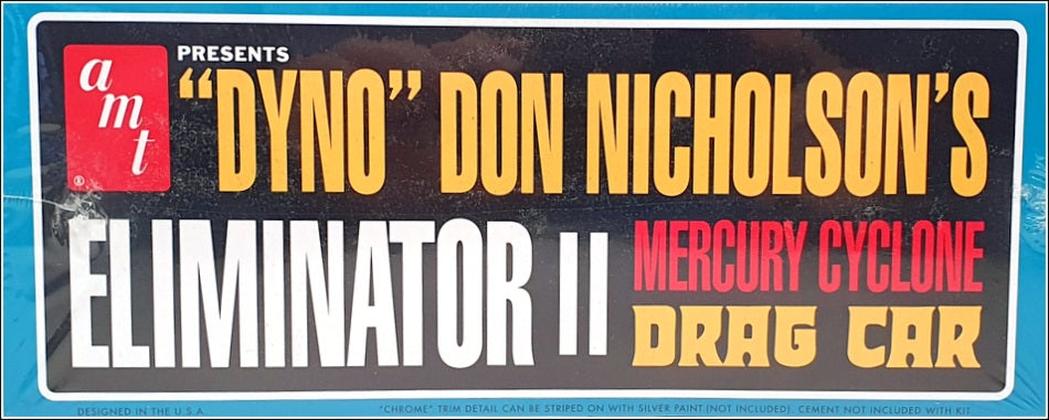 AMT 1/25 Scale Kit AMT1151/12 - 1967 Mercury Cyclone Eliminator II Don Nicholson