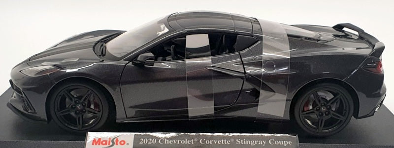 Maisto 1/18 Scale 46629 - 2020 Chevrolet Corvette Stingray Coupe - Black