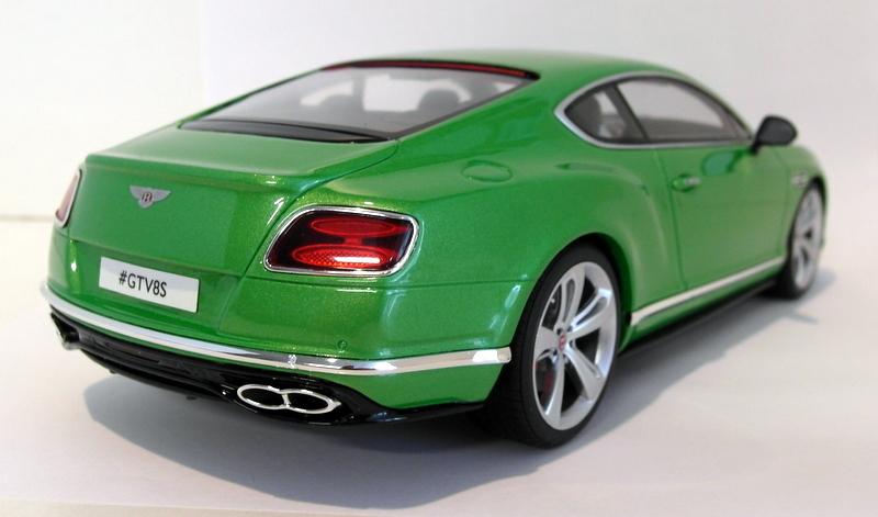 GT Spirit 1/18 Scale Resin - GT077 Bentley Continental GT V8S Metallic green