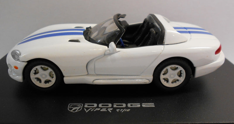 Eagle Race 1/43 Scale Diecast Model 620004 DODGE VIPER RT/10 1996 WHITE/BLUE