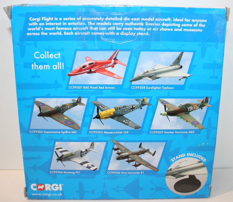 Corgi Flight 1/72 Scale Diecast Model CC99304 - Mustang P51