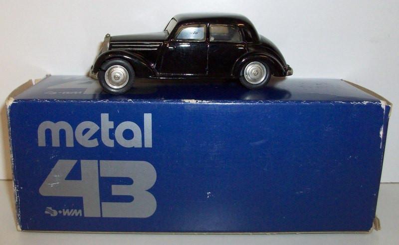 Western 1/43 Scale White metal 1705 Mercedes Benz 1949-1952 black