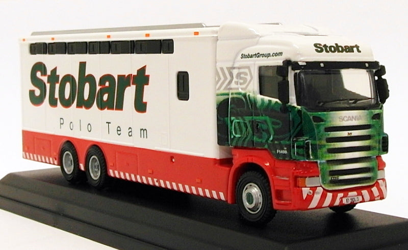 Oxford Diecast 1/76 Scale 76SHL02HB - Scania Highline Horsebox - Stobart