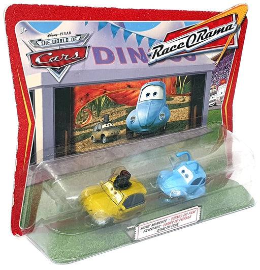 Mattel Disney Pixar Cars L6299 - Flik & P.T. Flea Vehicles - Mustard/Blue