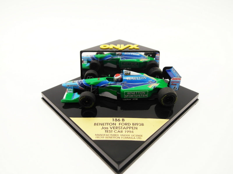 Onyx 1/43 Scale 186B - F1 Benetton Ford B193B Test Car 1994 - J.Verstappen