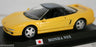 1/43 SCALE DIECAST METAL MODEL - HONDA NSX - YELLOW